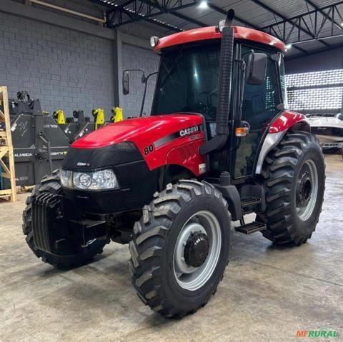 Trator Case Farmall 80 Cabinado 4x4 (80cv) - Ano 2016 Imagem Trator Case Farmall 80 Cabinado 4x4 (80cv) - Ano 2016