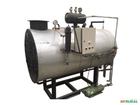 Caldeira horizontal a lenha Imagem Caldeira horizontal a lenha