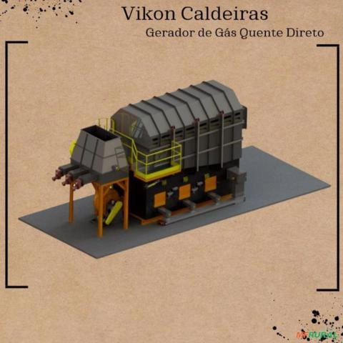 GERADOR DE GÁS QUENTE DIRETO Imagem GERADOR DE GÁS QUENTE DIRETO
