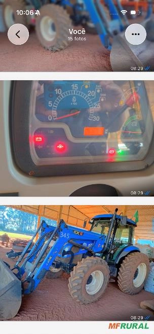 Trator New Holand TL 95 4x4 Imagem Trator New Holand TL 95 4x4
