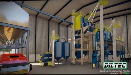 Secador de Resíduos de grãos 500kg Imagem Secador de Resíduos de grãos 500kg