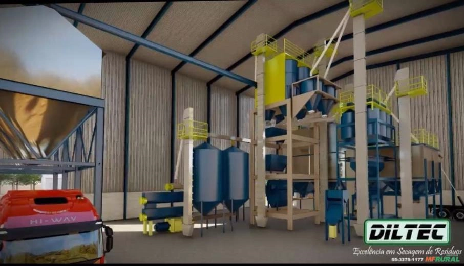 Secador de Resíduos de grãos 500kg Imagem Secador de Resíduos de grãos 500kg