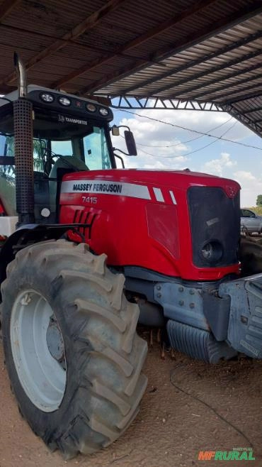 Trator Massey Ferguson 7415 2014 Imagem Trator Massey Ferguson 7415 2014