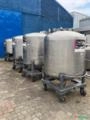 Tanque Bin em aço inox , cap 1000 lts Imagem Tanque Bin em aço inox , cap 1000 lts