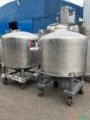 Tanque Bin em aço inox , cap 1000 lts Imagem Tanque Bin em aço inox , cap 1000 lts