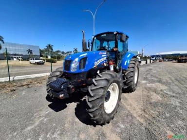 Trator Agrícola New Holland T6.130 Imagem Trator Agrícola New Holland T6.130