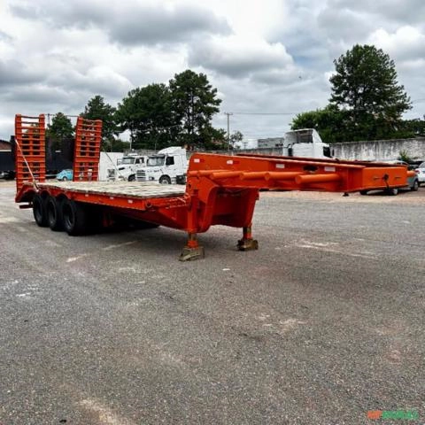 Carreta Prancha Carrega Tudo Krone 1998 3 Eixos Imagem Carreta Prancha Carrega Tudo Krone 1998 3 Eixos