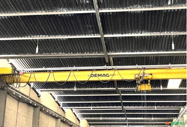 PONTE ROLANTE DEMAG 351911 - 5 TONELADAS - 70 METROS DE TRILHO Imagem PONTE ROLANTE DEMAG 351911 - 5 TONELADAS - 70 METROS DE TRILHO