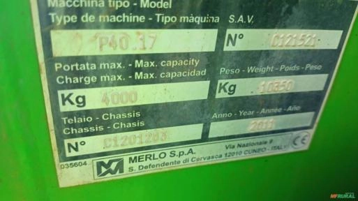 Imagem Manipulador Telescópico Merlo P40.17 2011 Obras Imagem Manipulador Telescópico Merlo P40.17 2011 Obras
