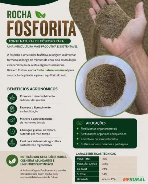 Fosfato Natural Fosforita Imagem Fosfato Natural Fosforita