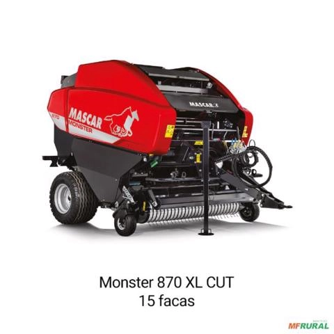 Enfardadeira Cilíndrica Variável Mascar Monster 870HP - 15 Facas Imagem Enfardadeira Cilíndrica Variável Mascar Monster 870HP - 15 Facas