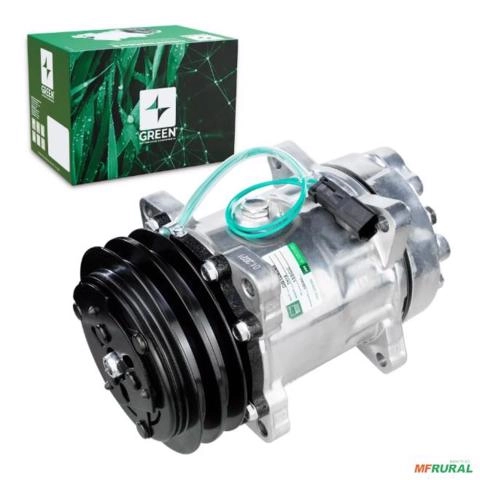 Compressor de AC p/ Volvo Ec120D/Ecr145E/Ew140D...(GREEN) Imagem Compressor de AC p/ Volvo Ec120D/Ecr145E/Ew140D...(GREEN)