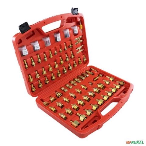 Kit Bicos Para Teste de Vazamento e Limpeza Flushing de AC Imagem Kit Bicos Para Teste de Vazamento e Limpeza Flushing de AC
