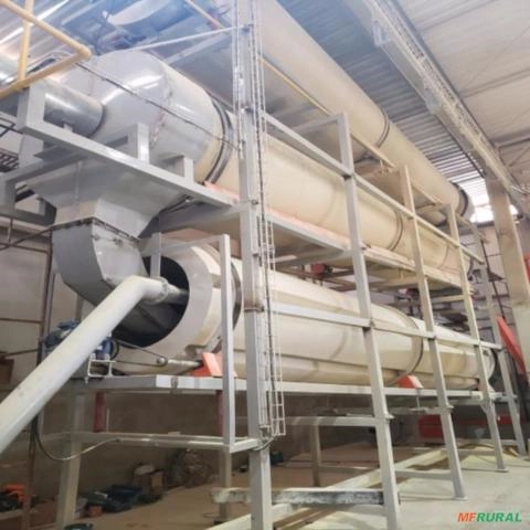 Secador Rotativo Industrial Imagem Secador Rotativo Industrial