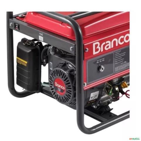 Imagem Gerador de Energia à Gasolina B4T-3500 E 7,0CV 3,5kVA Mono 110/220V AVR com Partida Elétrica - BRANCO Imagem Gerador de Energia à Gasolina B4T-3500 E 7,0CV 3,5kVA Mono 110/220V AVR com Partida Elétrica - BRANCO