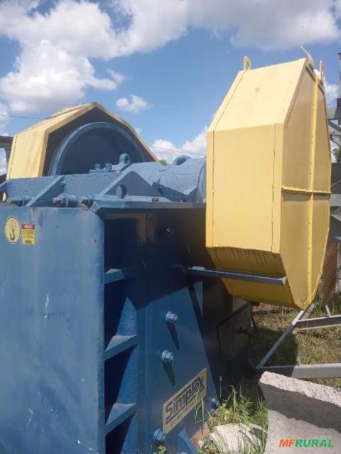 Circuito de britagem primária com alimentador  + britador 8050 + estrutura de sustentação e Correias Imagem Circuito de britagem primária com alimentador  + britador 8050 + estrutura de sustentação e Correias