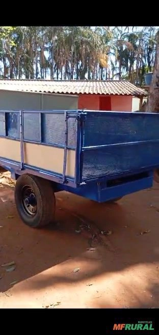Carretinha Agrícola Reforçada Imagem Carretinha Agrícola Reforçada