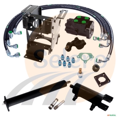KIT DE DIREÇÃO HIDRÁULICA MASSEY 85X SEM BOMBA Imagem KIT DE DIREÇÃO HIDRÁULICA MASSEY 85X SEM BOMBA