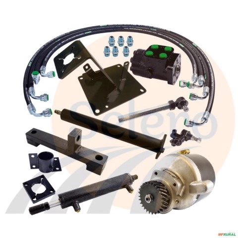 Kit de Direção Hidráulica para trator Ford 4600/4610 Pistão Dianteiro Imagem Kit de Direção Hidráulica para trator Ford 4600/4610 Pistão Dianteiro