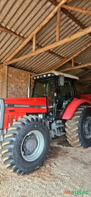 Trator Massey Ferguson 660 1995 Cabine Original AGCO Imagem Trator Massey Ferguson 660 1995 Cabine Original AGCO
