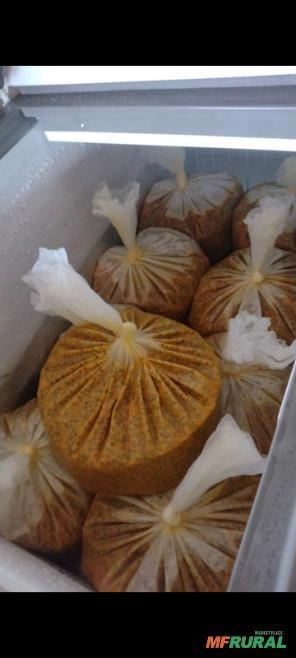 Polpa de maracujá. Imagem Polpa de maracujá.