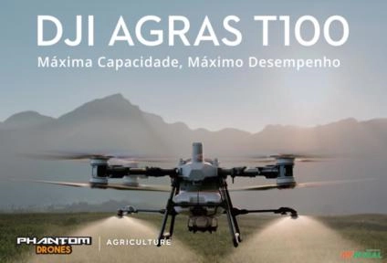 Drone Agrícula DJI T100 Imagem Drone Agrícula DJI T100