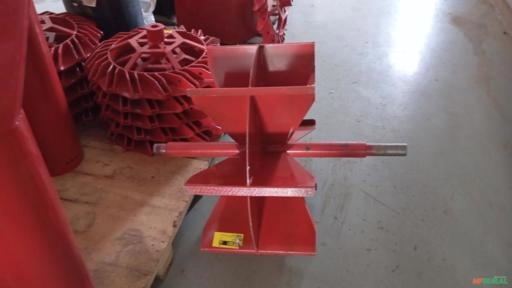 turbina do arruador Miac duplo, eixo 45mm Imagem turbina do arruador Miac duplo, eixo 45mm