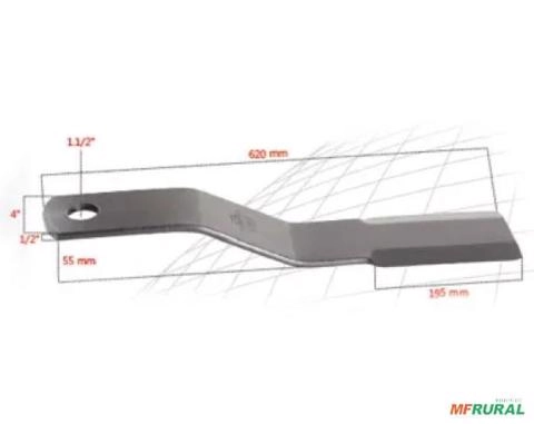 Faca 620 mm x 100 mm x 12 mm Imagem Faca 620 mm x 100 mm x 12 mm