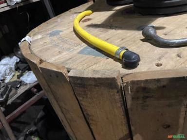 Cabo triplex 16 mm blindado XLPE. Imagem Cabo triplex 16 mm blindado XLPE.