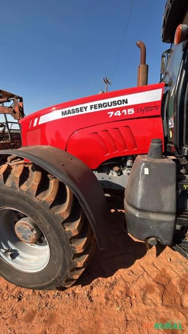 Imagem Trator Massey Ferguson 7415 Dyna-6 - Ano 2013 Imagem Trator Massey Ferguson 7415 Dyna-6 - Ano 2013