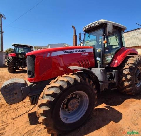 Trator Massey Ferguson 7415 Dyna-6 2010 Imagem Trator Massey Ferguson 7415 Dyna-6 2010