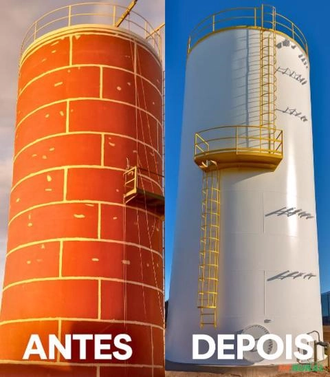 REFORMA E MANUTENÇÃO DE RESERVATÓRIOS METÁLICOS Imagem REFORMA E MANUTENÇÃO DE RESERVATÓRIOS METÁLICOS
