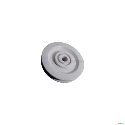 Roldana Nylon Branca - Ref. 976951 para Jacto Imagem Roldana Nylon Branca - Ref. 976951 para Jacto