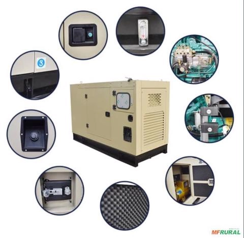 Gerador Trifásico 50 KWA Motor Turbo Weifang - Diesel Imagem Gerador Trifásico 50 KWA Motor Turbo Weifang - Diesel