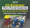 Kit Extensor Para Pulverizadores Montana Kunh 2627 100% em Alumínio Imagem Kit Extensor Para Pulverizadores Montana Kunh 2627 100% em Alumínio