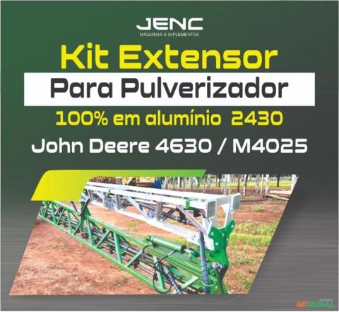 Kit Extensor Para Pulverizador John Deere 4630/M4025 100%em Alumínio Imagem Kit Extensor Para Pulverizador John Deere 4630/M4025 100%em Alumínio