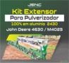 Kit Extensor Para Pulverizador John Deere 4630/M4025 100%em Alumínio Imagem Kit Extensor Para Pulverizador John Deere 4630/M4025 100%em Alumínio