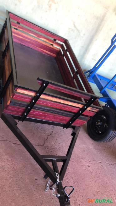 Carreta fazendinha 1.10 x 1.70 1 ano de garantia Imagem Carreta fazendinha 1.10 x 1.70 1 ano de garantia