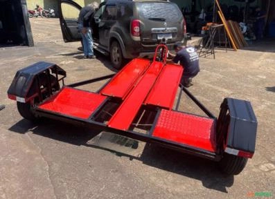 Carreta Asadelta para Transporte de Veículo ou Moto Pbt 2500 kg Imagem Carreta Asadelta para Transporte de Veículo ou Moto Pbt 2500 kg