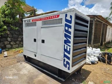 Gerador Stemac 115 kVA Gabinado Imagem Gerador Stemac 115 kVA Gabinado
