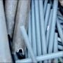 Sucata de PVC rígido (tubo, forros, etc.) Imagem Sucata de PVC rígido (tubo, forros, etc.)