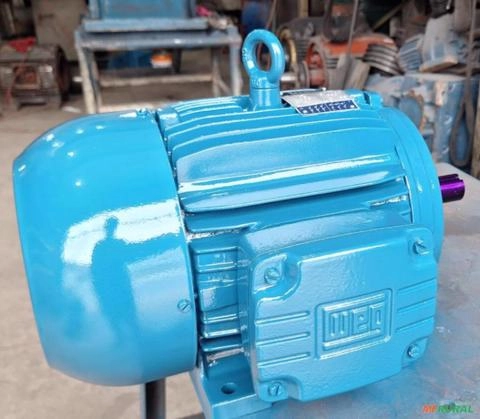 Motor Weg 7,5cv 4Polos(1750Rpm) 220/380 Imagem Motor Weg 7,5cv 4Polos(1750Rpm) 220/380