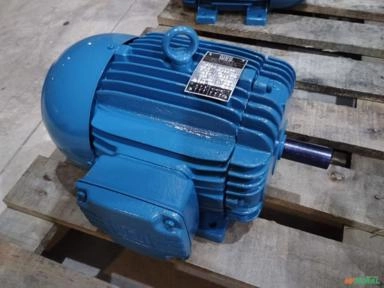 MOTOR WEG TRIFÁSICO 7,5CV 4POLOS(1750RPM) 220/380 Imagem MOTOR WEG TRIFÁSICO 7,5CV 4POLOS(1750RPM) 220/380