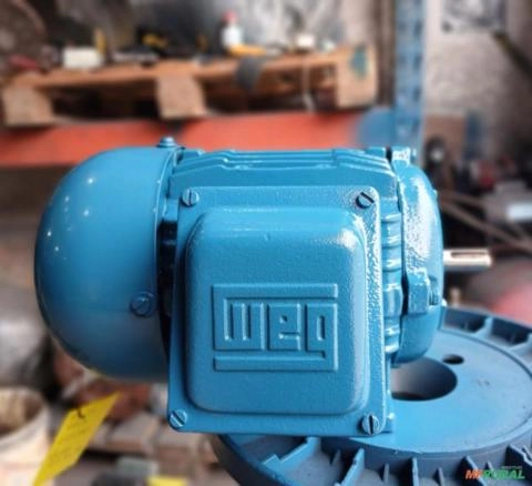 MOTOR WEG 0,5 CV 4POLOS TRIFÁSICO 220/380/440/760 Imagem MOTOR WEG 0,5 CV 4POLOS TRIFÁSICO 220/380/440/760