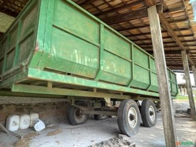 Carreta Agrícola / Carretão 2 Eixos – Estrutura Reforçada em Chapa Grossa Imagem Carreta Agrícola / Carretão 2 Eixos – Estrutura Reforçada em Chapa Grossa