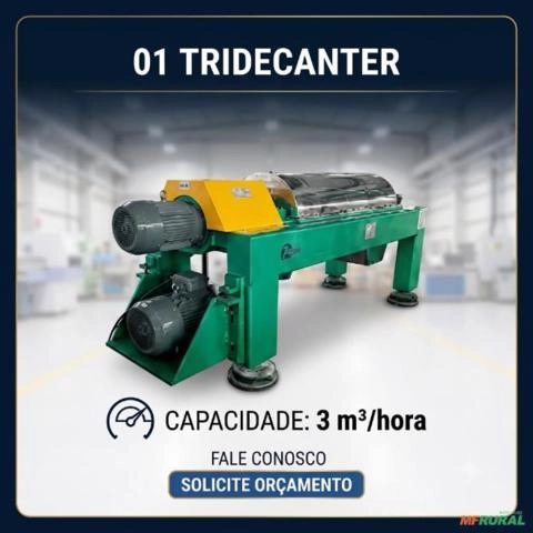 Centrífuga Tridecanter Industrial Revisado – 3 m³/h Imagem Centrífuga Tridecanter Industrial Revisado – 3 m³/h