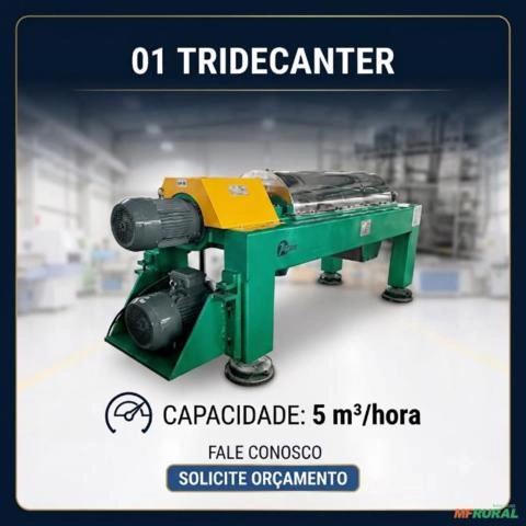 Centrífuga Tridecanter Industrial de Alta Capacidade – 5 m³/h Imagem Centrífuga Tridecanter Industrial de Alta Capacidade – 5 m³/h