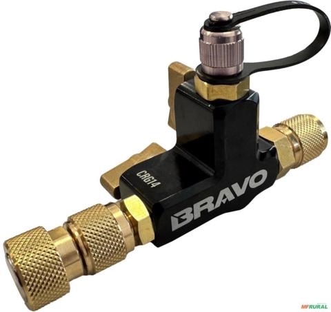Válvula extratora de núcleo com registro Bravo para ar condicionado Imagem Válvula extratora de núcleo com registro Bravo para ar condicionado