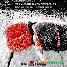 Luva de Microfibra com Tentáculos Sigma Tools Vermelha Limpeza Automotiva e Doméstica, Alta Absorção e Sem Risco Imagem Luva de Microfibra com Tentáculos Sigma Tools Vermelha Limpeza Automotiva e Doméstica, Alta Absorção e Sem Risco