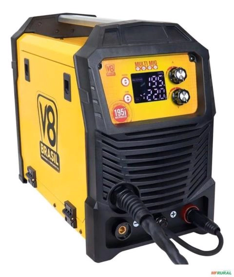 Máquina de Solda V8 195i 220V Mig Mag Tig Eletrodo com Gás Leve Durável e Eficiente Imagem Máquina de Solda V8 195i 220V Mig Mag Tig Eletrodo com Gás Leve Durável e Eficiente